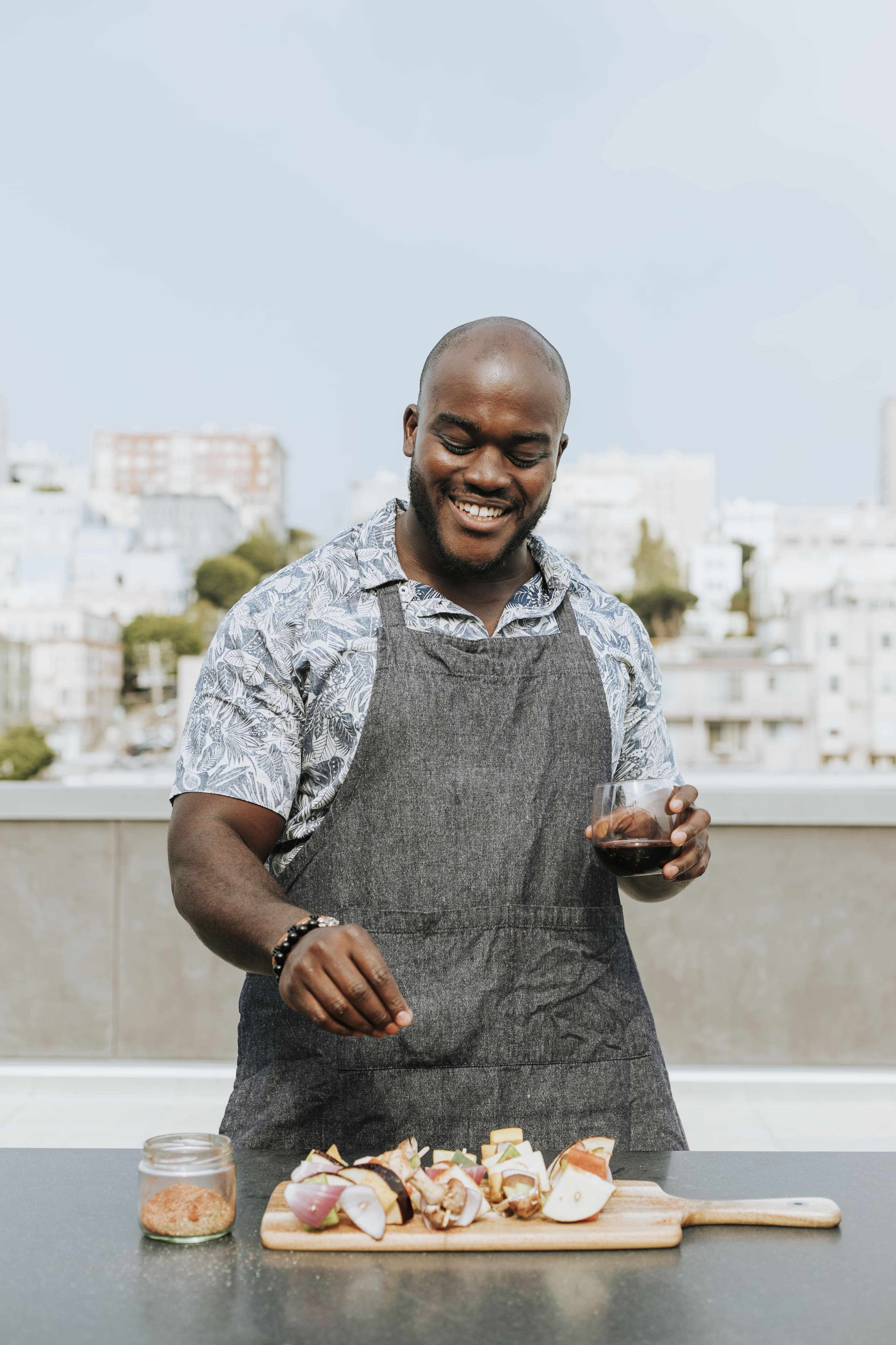 Local African marketplace — fresh produce and farm goods on Tamub
