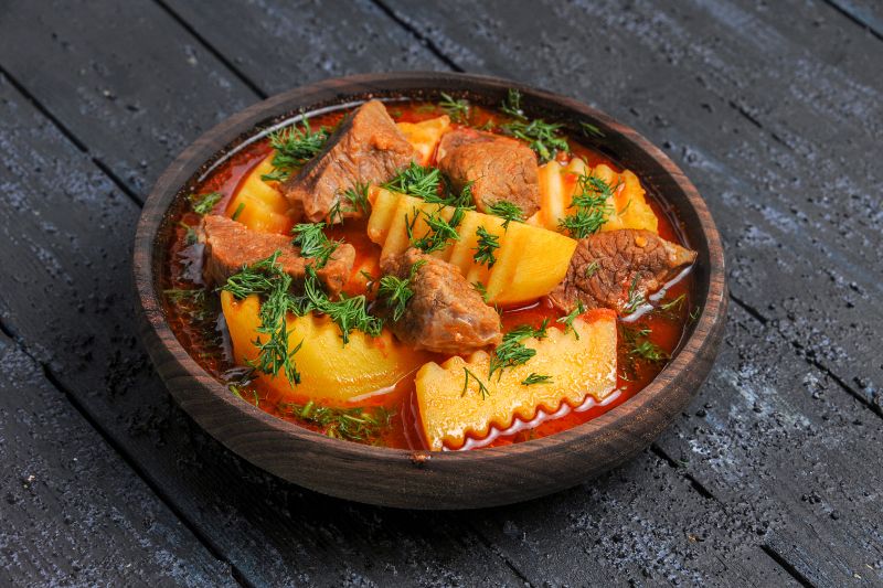 Beef Yam Porridge